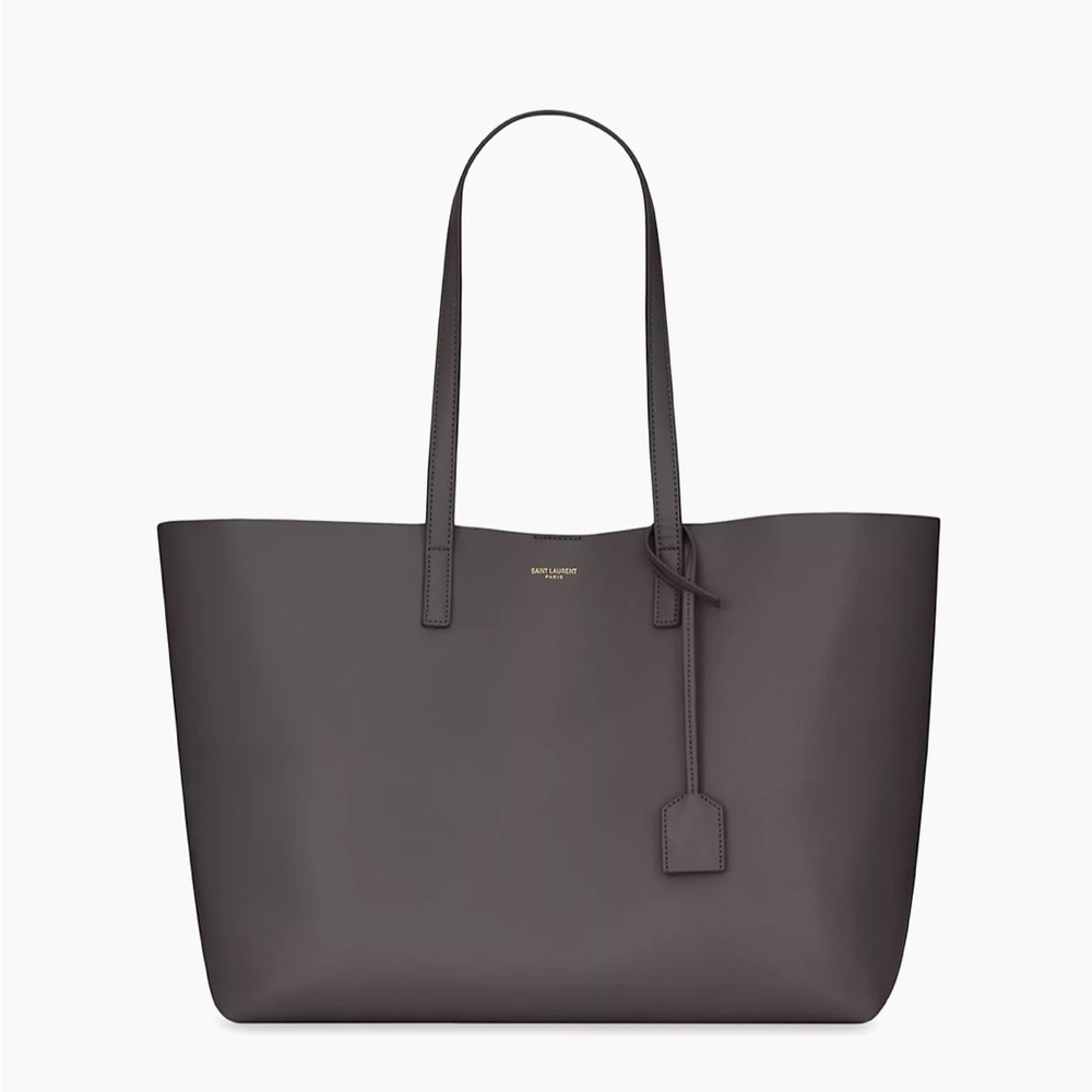 YSL Saint Laurent shopping tote storm gray